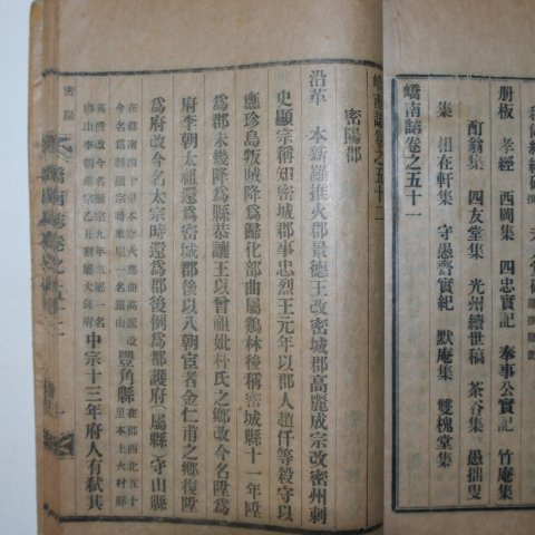 1940년간행 교남지(嶠南誌)밀양,부산,기장 편 1책