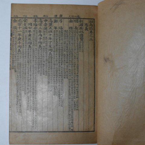 1935년간행 호남지(湖南誌)권3 1책