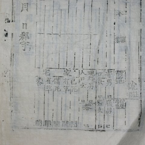 건양(建陽)광무(光武)년간 경북 영천 목판호구 공판5장