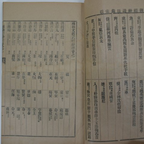 1927년 양조문음무진신보(兩朝文蔭武搢紳譜) 2권2책완질