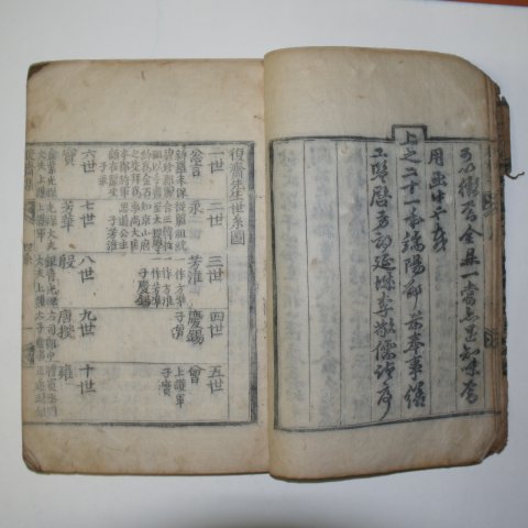 1884년 목판본 이도자(李道孜) 복재선생문집(復齋先生文集)1책완질