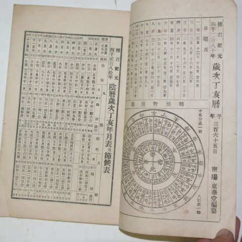 1947년 정해세차역서(丁亥歲次曆書) 1책완질