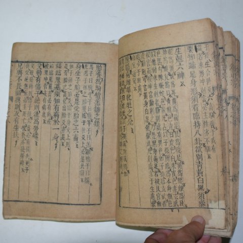 역관련 중국목판본 점좌정종전서(卜좌正宗全書) 1책