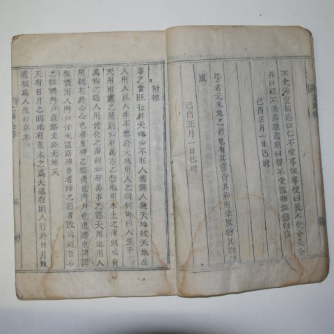 1885년 국한문혼용활자본간행 이사전서(二師全書)1책완질