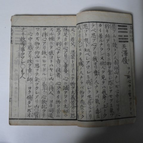 1770년(明和7年) 일본목판본 역술묘경(易術妙鏡)1책완질