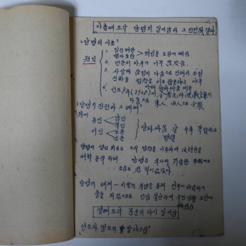 일제시기 잘정서된 공책 6권