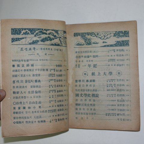 1947년 조선교육 송년호