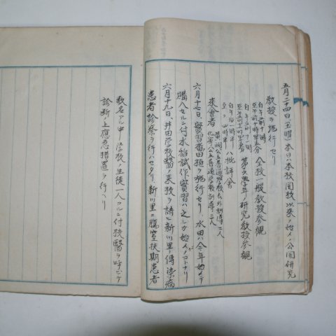 1923년 경북상주 중모공립보통학교(尙州 中牟公立普通學校) 학교연혁지(學校沿革誌)