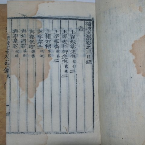 1927년 목활자본 최병호(崔炳祜) 오파문집(梧坡文集)권3~7,별집 3책