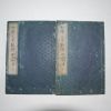 1881년 日本목판본 초학인신궁리(初學人身窮理)상하 2책완질