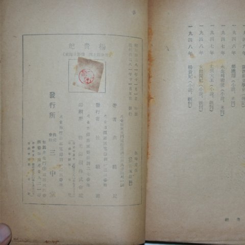 1948년초판 홍효민(洪曉民)소설 양귀비(楊貴妃)