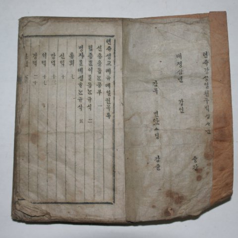 1914년 천주성교예규 2권1책완질