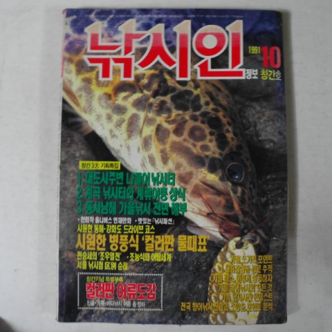1991년 낚시인 창간호 잡지
