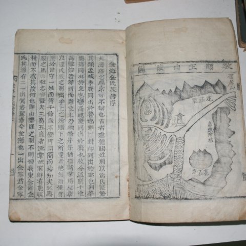 목활자본 김녕김씨세보(金寧金氏世譜) 2책
