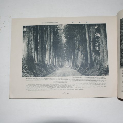 1936년 日本刊 일광산사진첩(日光山寫眞帖)