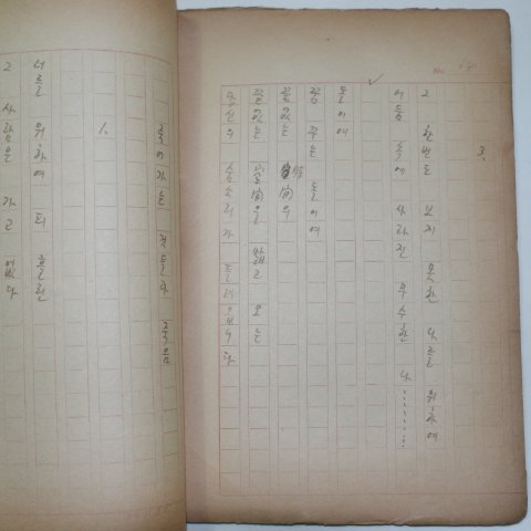 1947년 김춘수(金春洙)시인의 친필원고본 구름과 장미