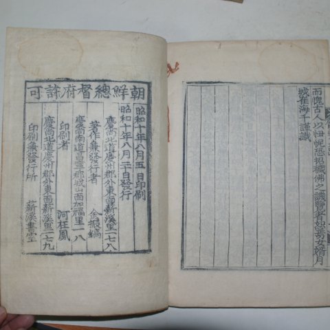 1935년 목판본 김덕련(金悳鍊) 고헌집(顧軒集)6권3책완질