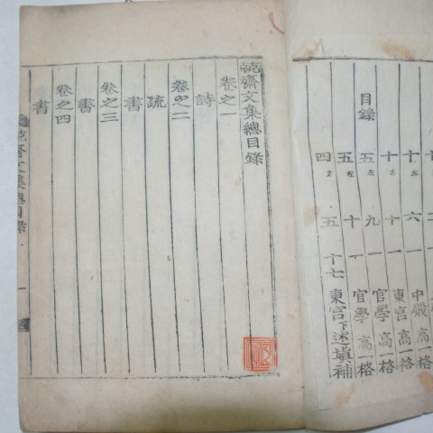 1941년 목활자본 이병운(李柄運) 경재문집(競齋文集)14권4책완질