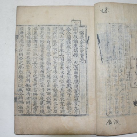 1820년 목판본 김씨 삼강행적(三綱行蹟) 1책완질