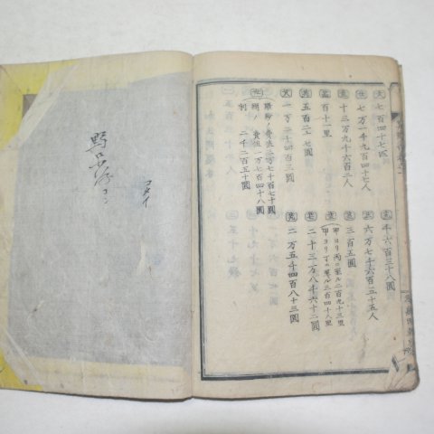 1876년 일본목판본 산술서(算術書)