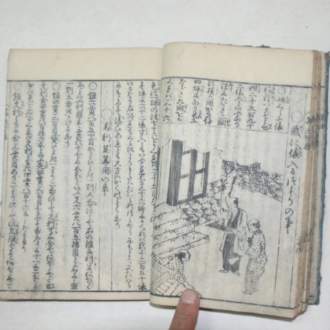 일본목판본 산법지혜대(算法智惠袋)