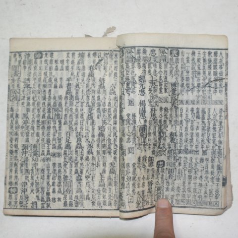 일본목판본 원기시운활법전서(圓機詩韻活法全書)권1,2 1책