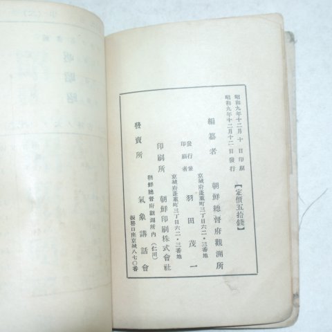 1934년 경성간행 일용편람