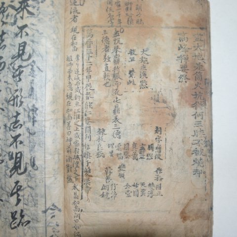 1604년 목판본 쌍계사 고봉화상선요(高峰和尙禪要)1책완질
