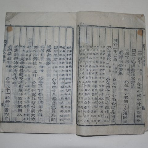 1918년 목활자본 은열공강선생년보(殷烈公姜先生年譜)1책완질