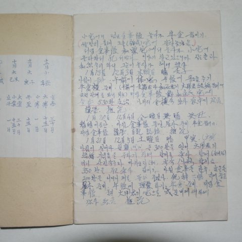 1961년 일기장