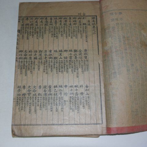 1935년간행 호남지(湖南誌)권2 1책