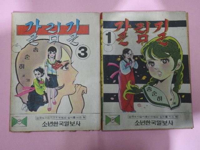 1973년 송순히만화 갈림길 1,3권