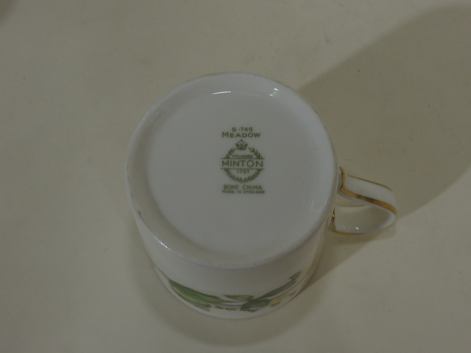 영국산 본챠이나 민톤(MINTON) 커피잔셋트