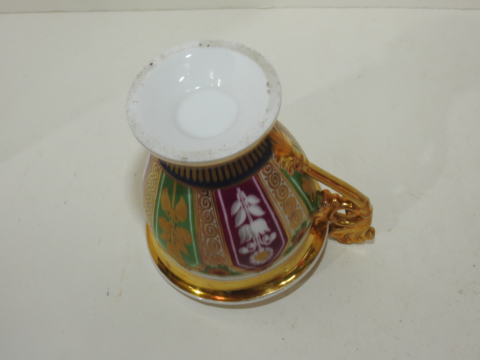 초창기 본챠이나 금채화문 커피잔셋트