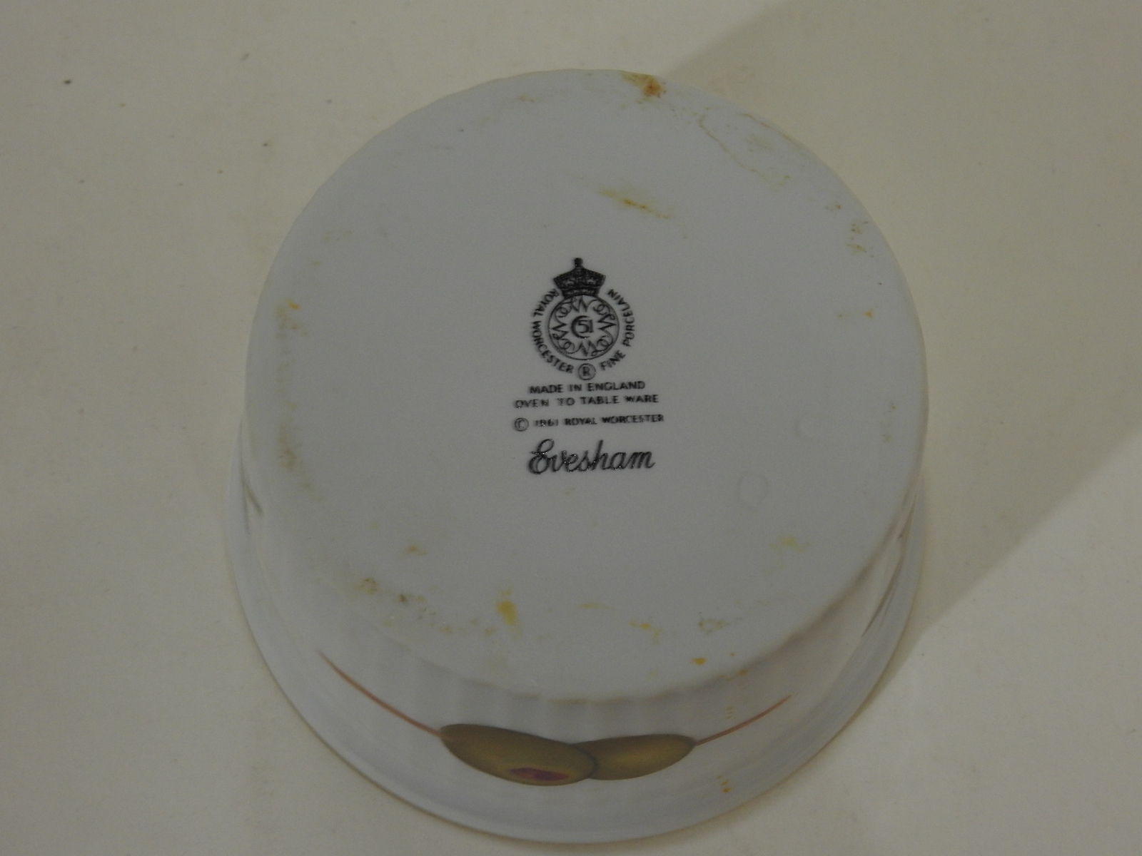 영국산 로얄우스터 백자화문금채 완 3점셋트