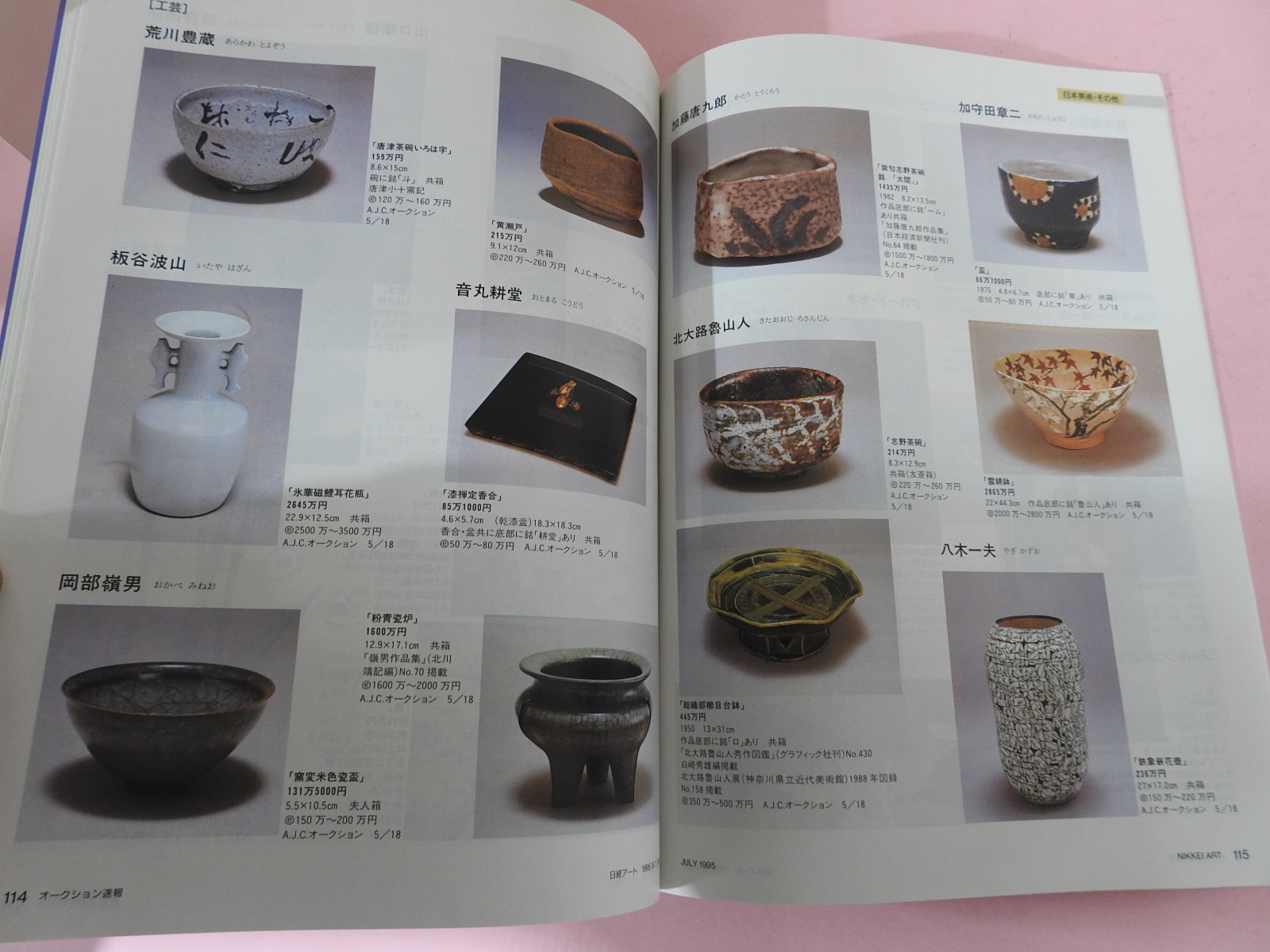 1995년 일본미술품잡지