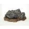 검은오석재질의 용석 수석