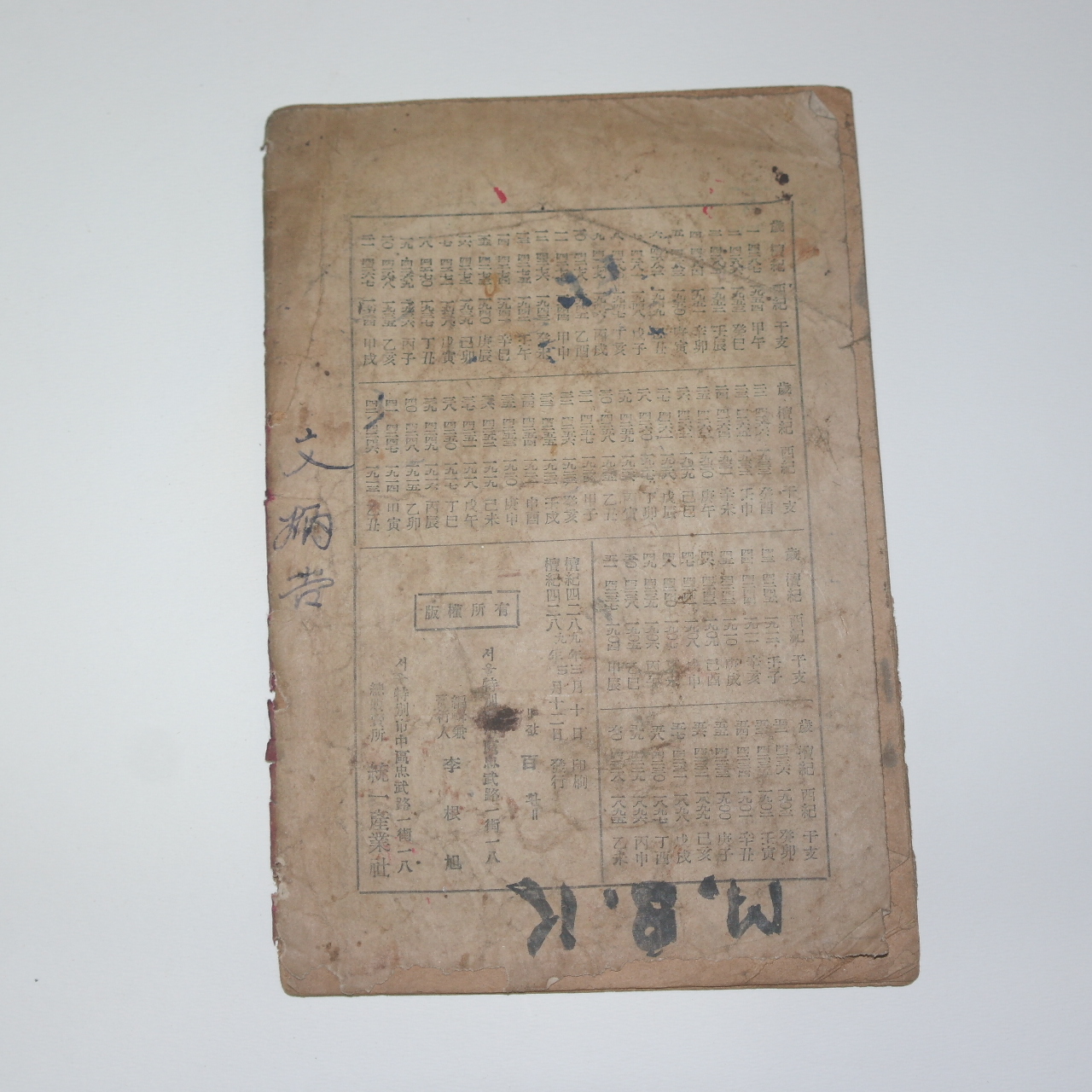 1956년 가정상식만민필독(萬民必讀)