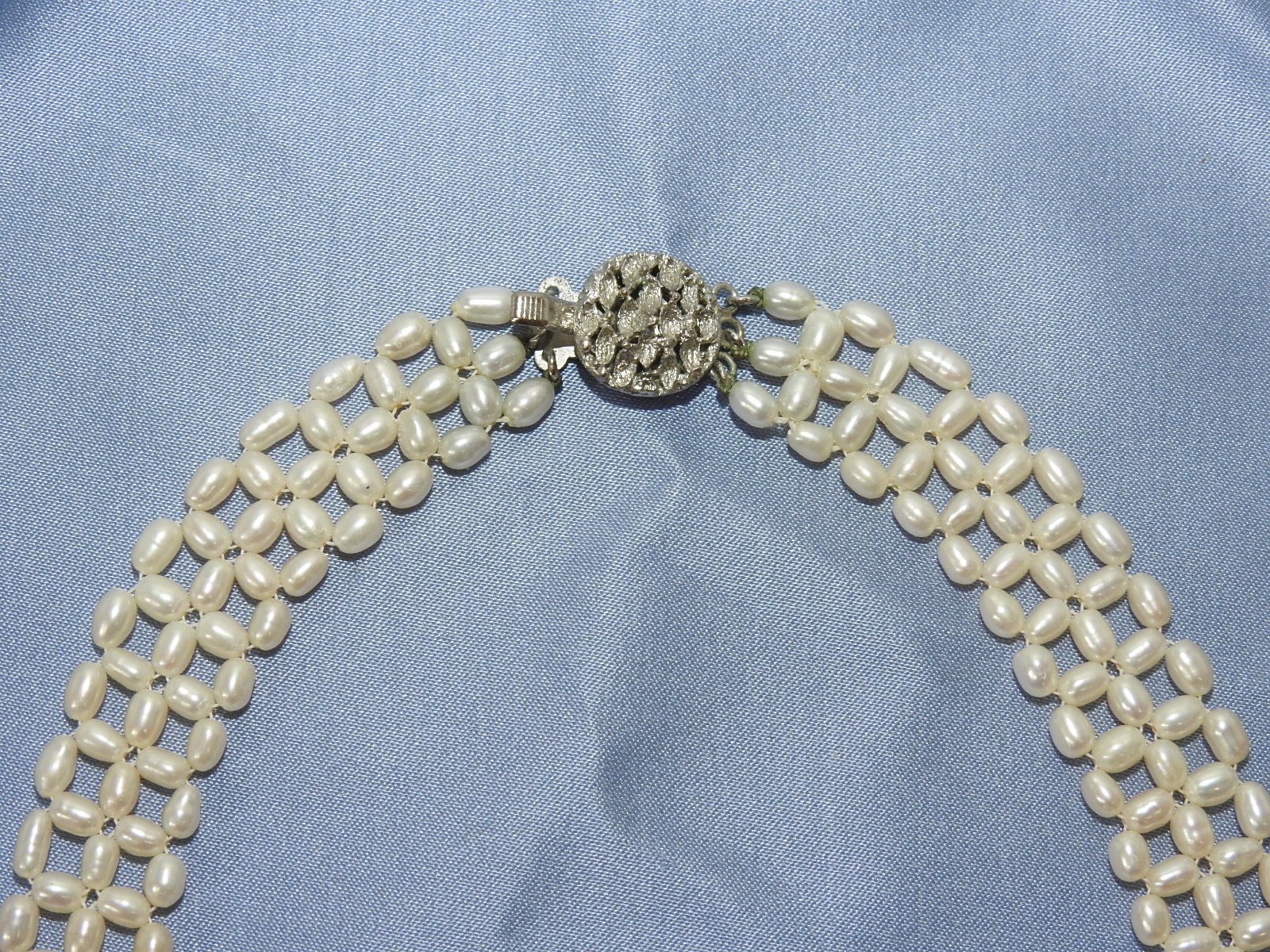 순은에 천연담수진주목걸이