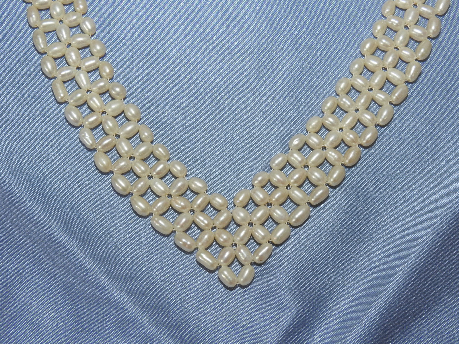 순은에 천연담수진주목걸이