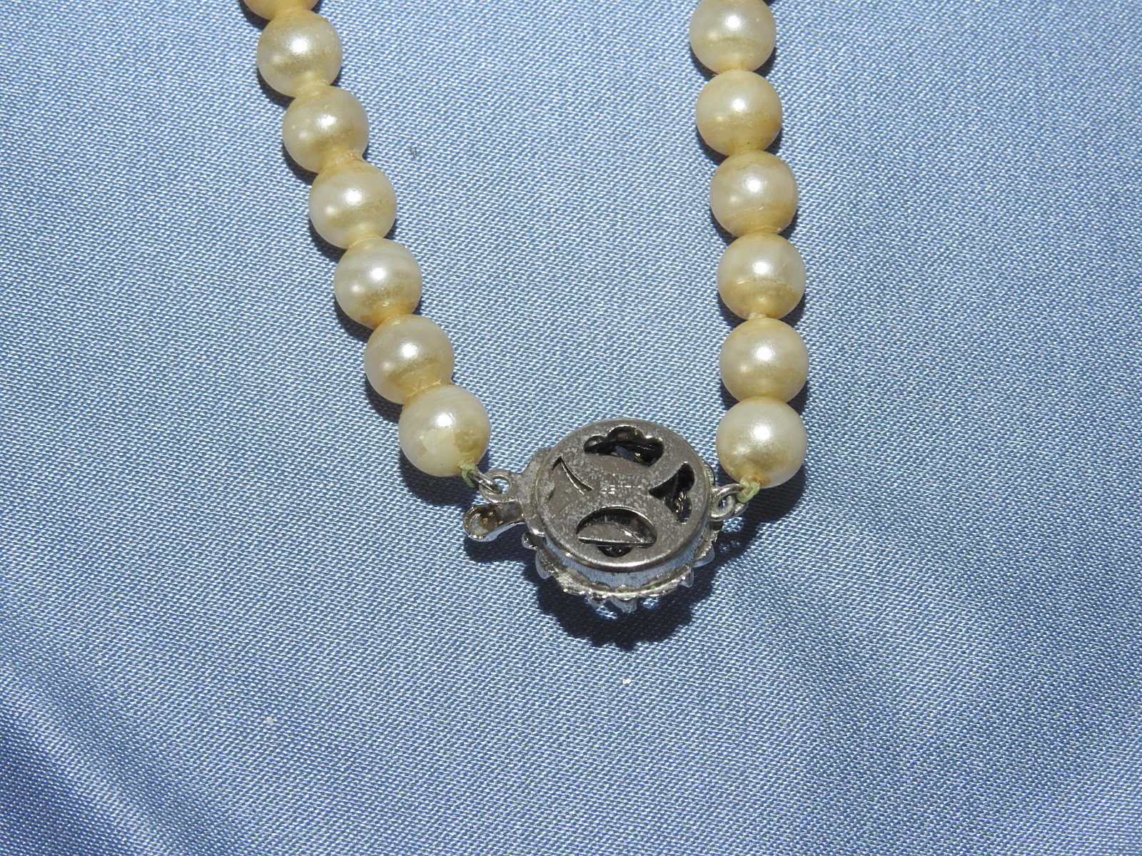 순은에 천연진주 목걸이