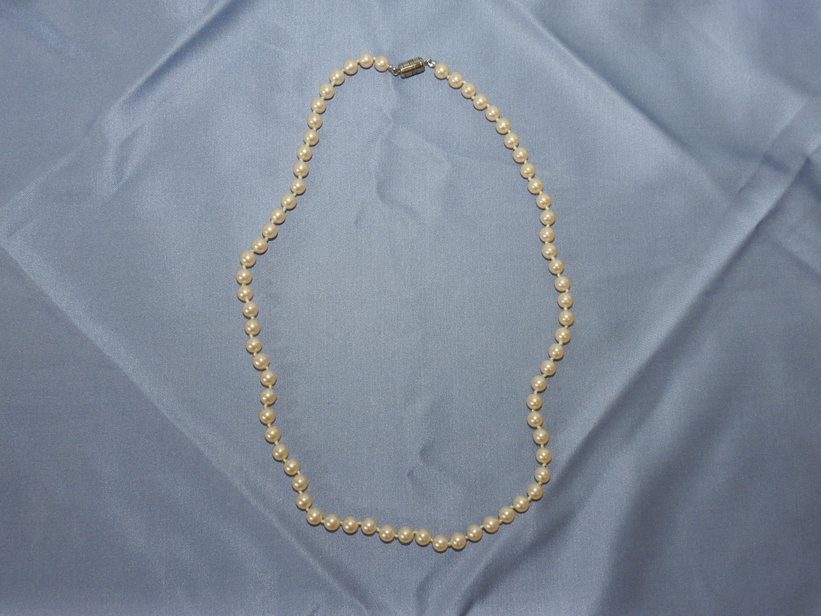 천연 진주목걸이