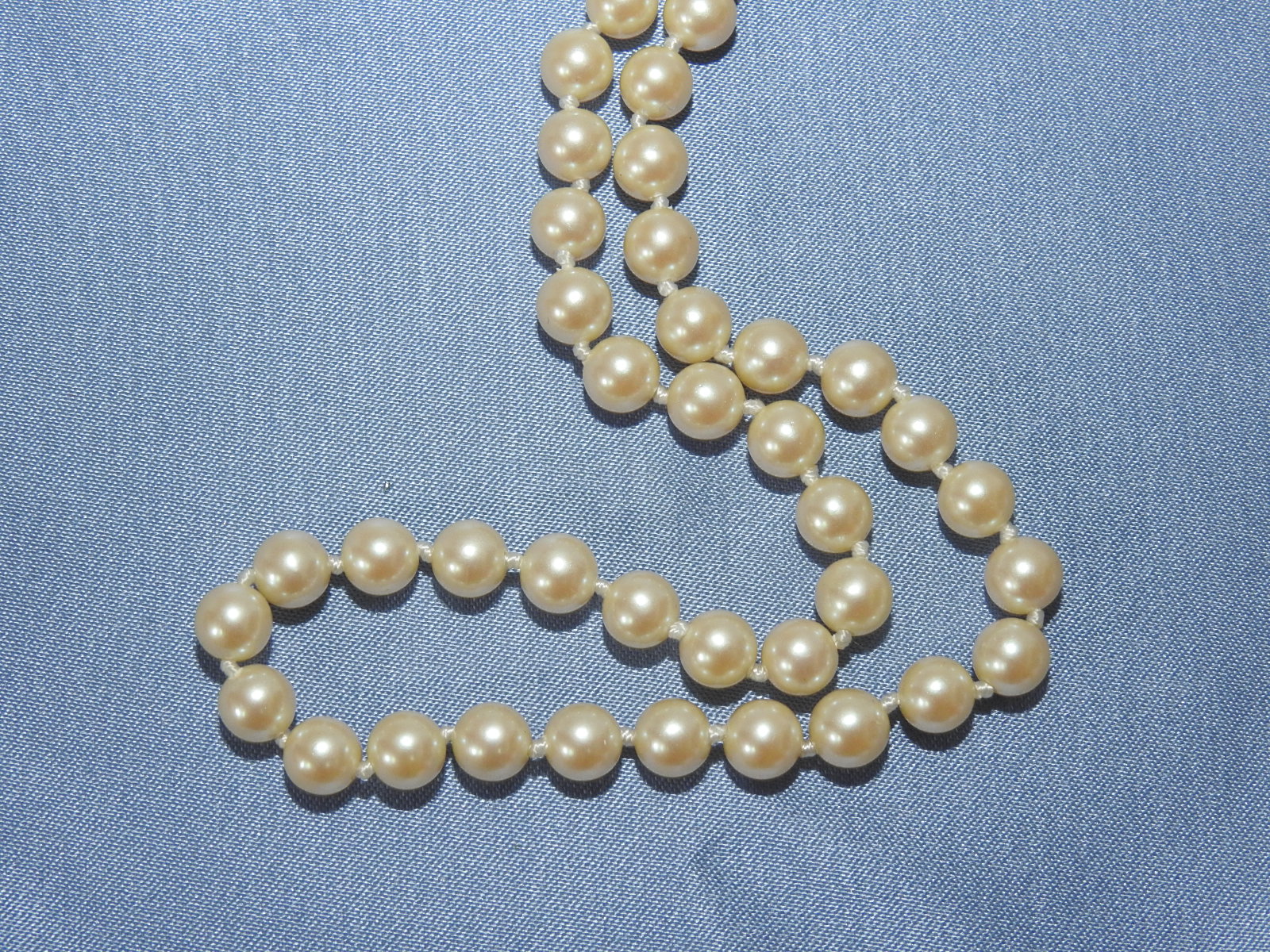 천연 진주목걸이