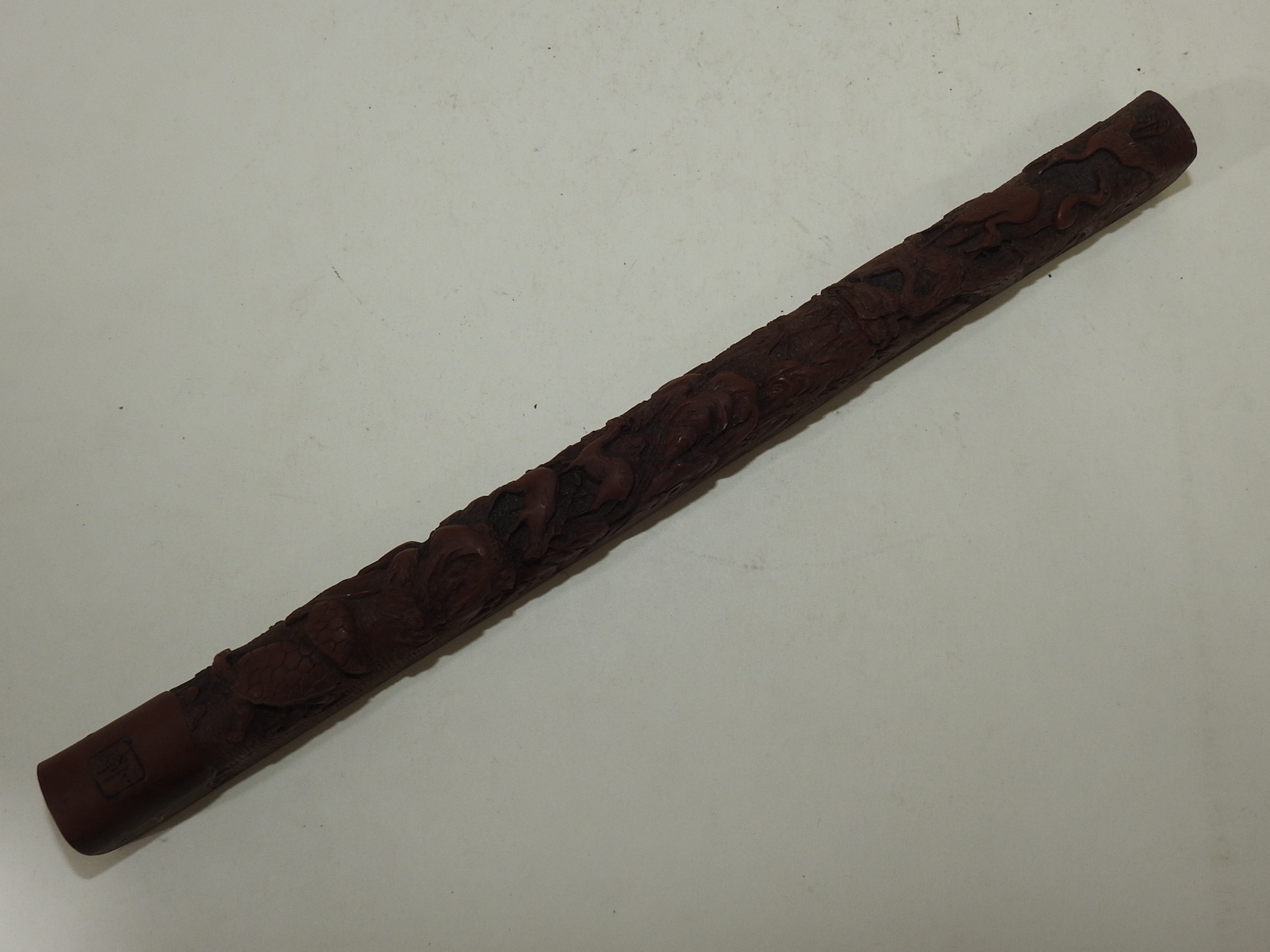 연대가 좋은 아주묵직하고 특이한 재질의 십장생 문진