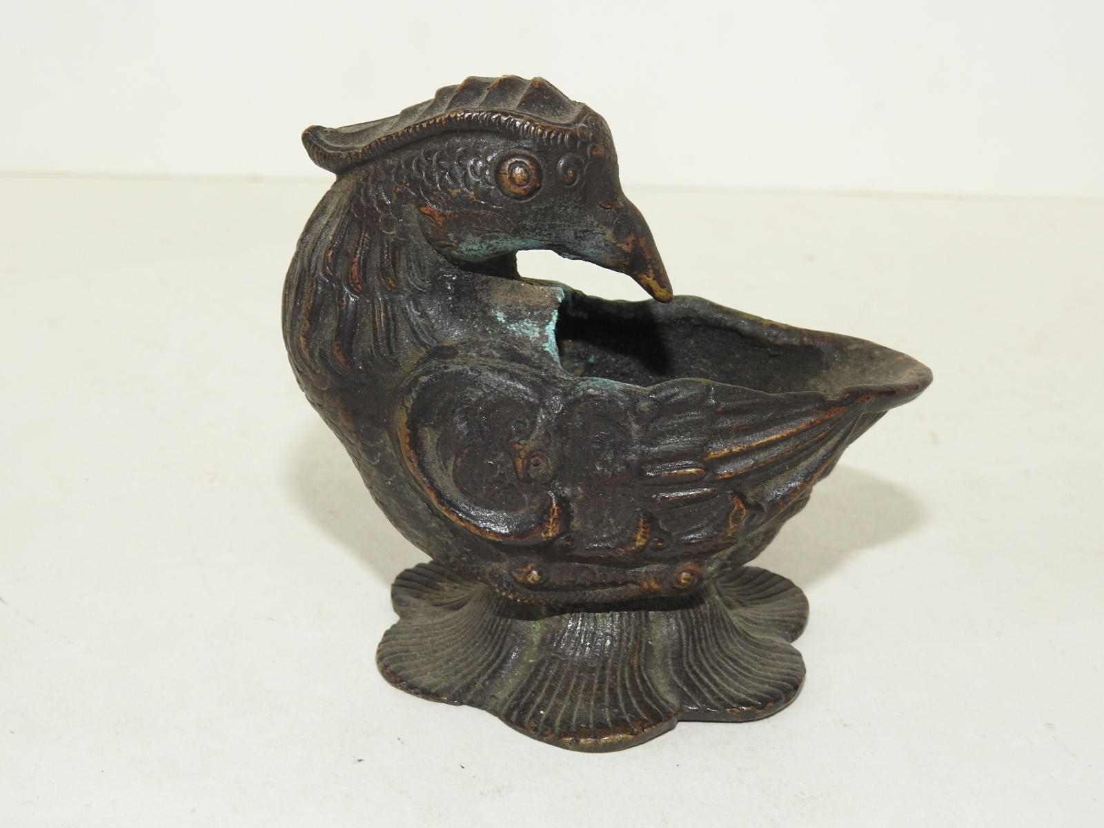 연대가좋은 청동으로된 새모양 필호