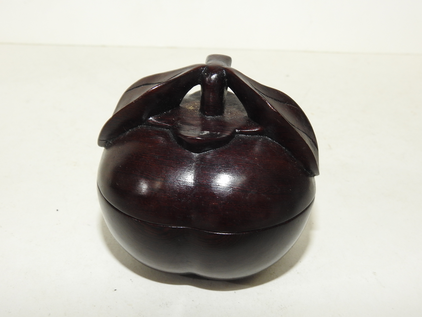 화류목 원목나무로된 감모양 향합