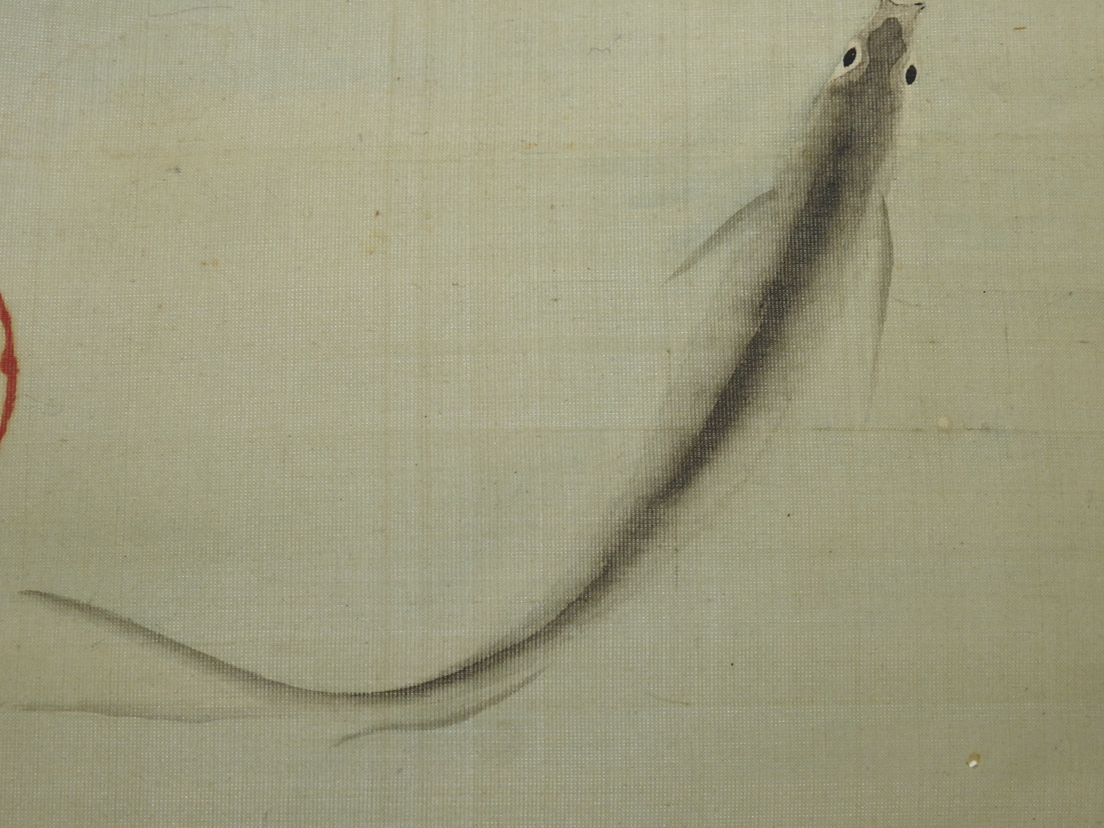 연대가좋은 비단에 물고기 그림