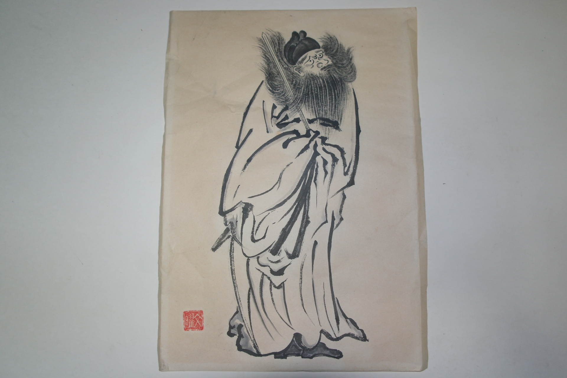 수묵화 신선그림