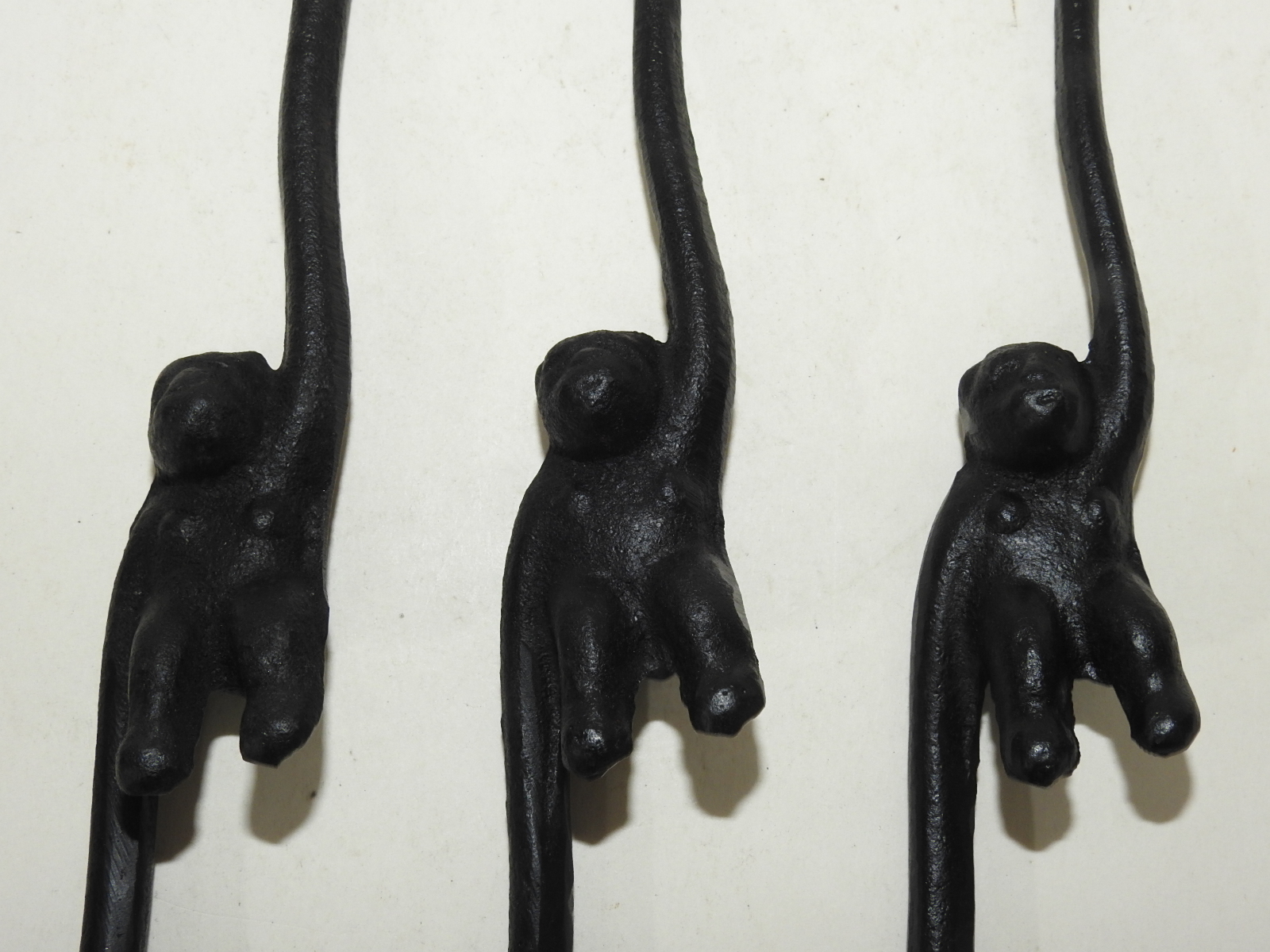 남부철기 무쇠로된 원숭이 차걸이(차도구) 3점