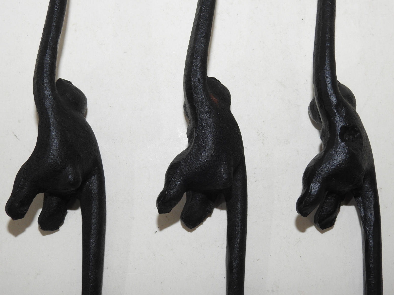 남부철기 무쇠로된 원숭이 차걸이(차도구) 3점